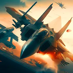 Взломанная Aircraft Strike: Jet Fighter  [МОД Unlimited Money] - последняя версия apk на Андроид