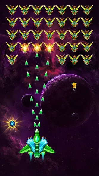 Galaxy Attack: Shooting Game (Гэлэкси Аттак)  [МОД Все открыто] Screenshot 1