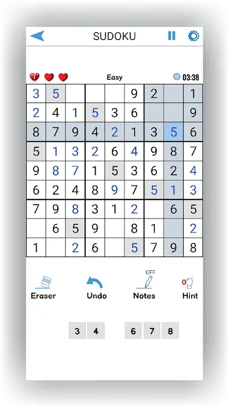 Sudoku Offline: Hard Puzzles (Судоку Оффлайн)  [МОД Много денег] Screenshot 2