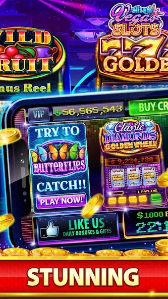 VEGAS Slots by Alisa – Free Fu (Вегас Слоты от Алисы)  [МОД Много денег] Screenshot 5