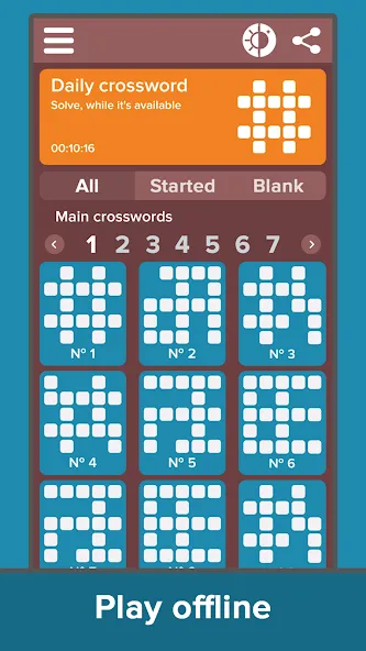 Crossword: Grand collection  [МОД Menu] Screenshot 3