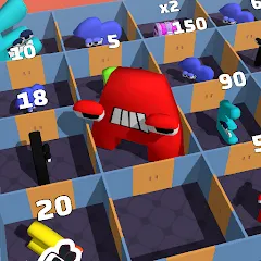 Взлом Alphabet Battle: Room Maze (Алфавит батл)  [МОД Бесконечные монеты] - стабильная версия apk на Андроид