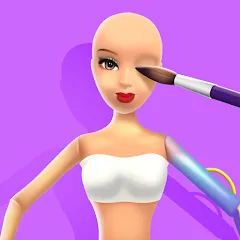 Взлом Doll Makeover - DIY 3D Dolly  [МОД Меню] - последняя версия apk на Андроид