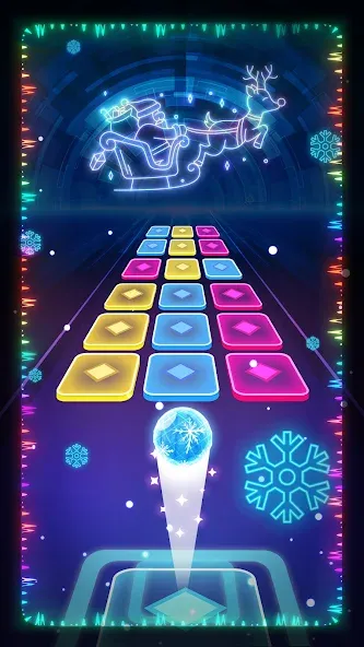 Color Hop 3D - Music Game (Цветной Хоп 3D)  [МОД Бесконечные монеты] Screenshot 2