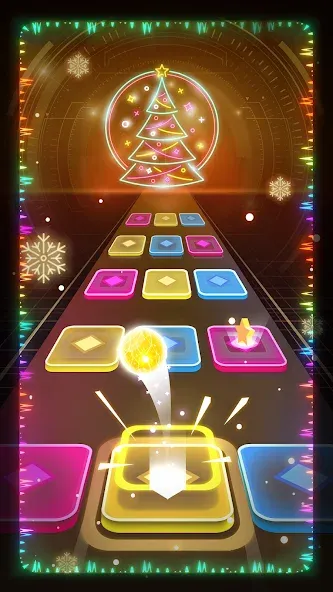 Color Hop 3D - Music Game (Цветной Хоп 3D)  [МОД Бесконечные монеты] Screenshot 4