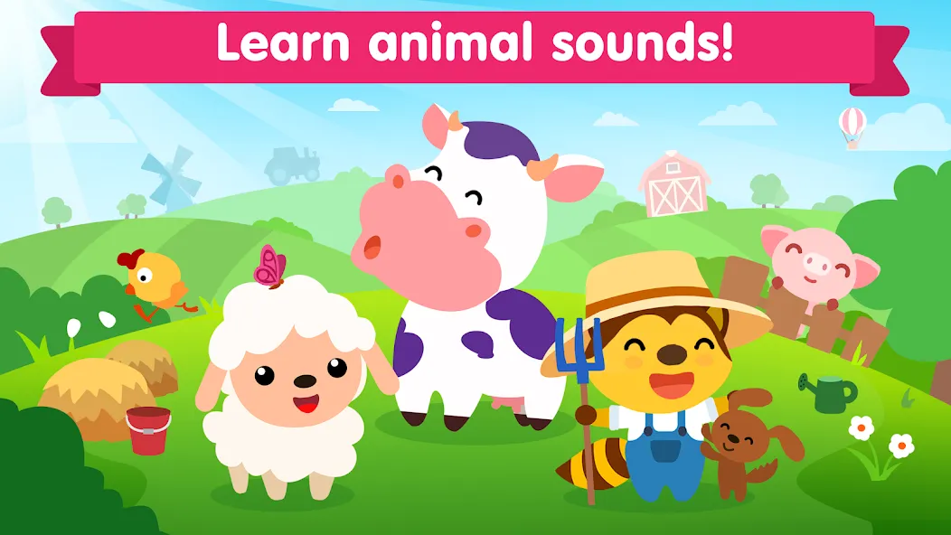 Animal sounds games for babies  [МОД Unlocked] Screenshot 1