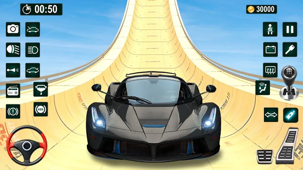 GT Car Stunt 3D: Ramp Car Game  [МОД Unlimited Money] Screenshot 2