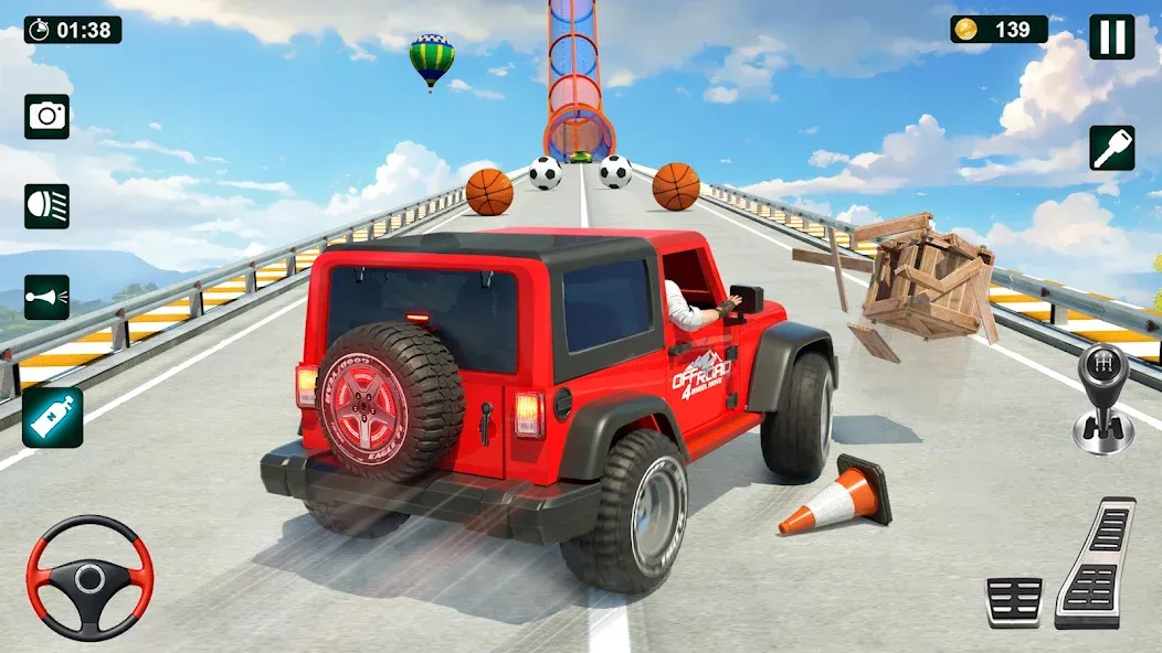 GT Car Stunt 3D: Ramp Car Game  [МОД Unlimited Money] Screenshot 3