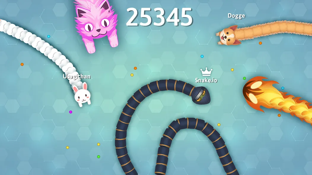 Snake.io - Fun Snake .io Games  [МОД Бесконечные деньги] Screenshot 1