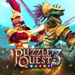 Скачать взломанную Puzzle Quest 3 - Match 3 RPG (Пазл Квест 3)  [МОД Все открыто] - последняя версия apk на Андроид