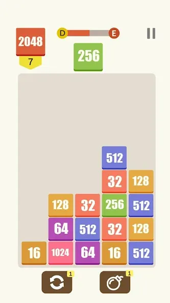 Target 2048 (Таргет 2048)  [МОД Unlocked] Screenshot 3