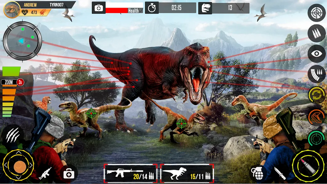 Real Dino Hunting Gun Games (Риал Дино Хантинг Ган Геймс)  [МОД Unlimited Money] Screenshot 3