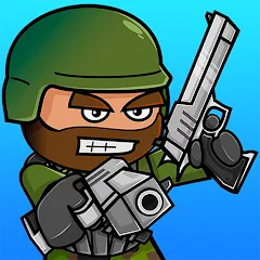 Скачать взлом Mini Militia - War.io (Мини Милития)  [МОД Mega Pack] - стабильная версия apk на Андроид