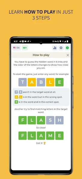 Wordly - Daily Word Game  [МОД Много монет] Screenshot 2