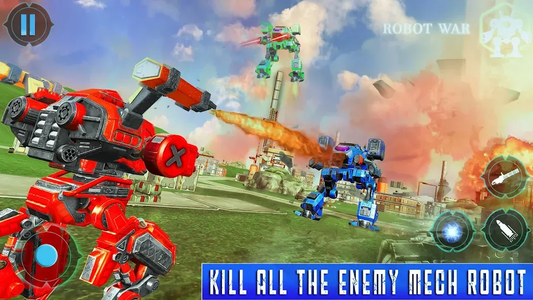 Spider Mech Wars - Robot Game  [МОД Menu] Screenshot 2