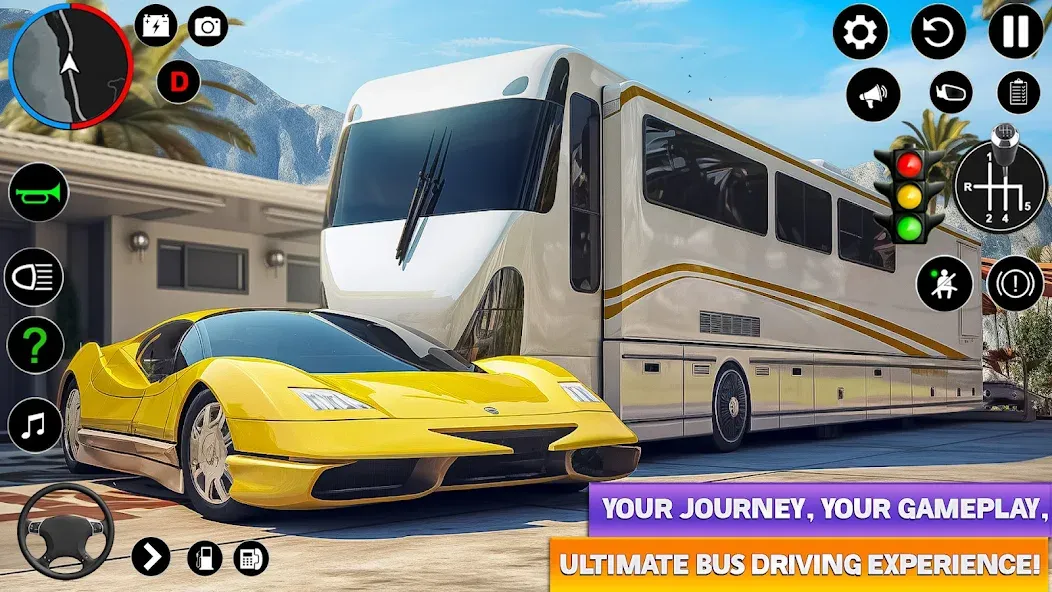 Ultimate Bus Driving Simulator (Ультимативный симулятор вождения автобуса)  [МОД Unlocked] Screenshot 5