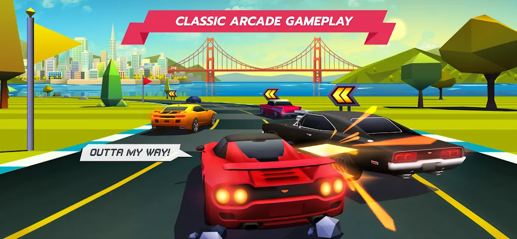 Horizon Chase – Arcade Racing (Хорайзон Чейс)  [МОД Unlimited Money] Screenshot 1