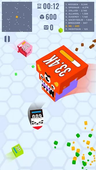 Cube Zone io  [МОД Много монет] Screenshot 1