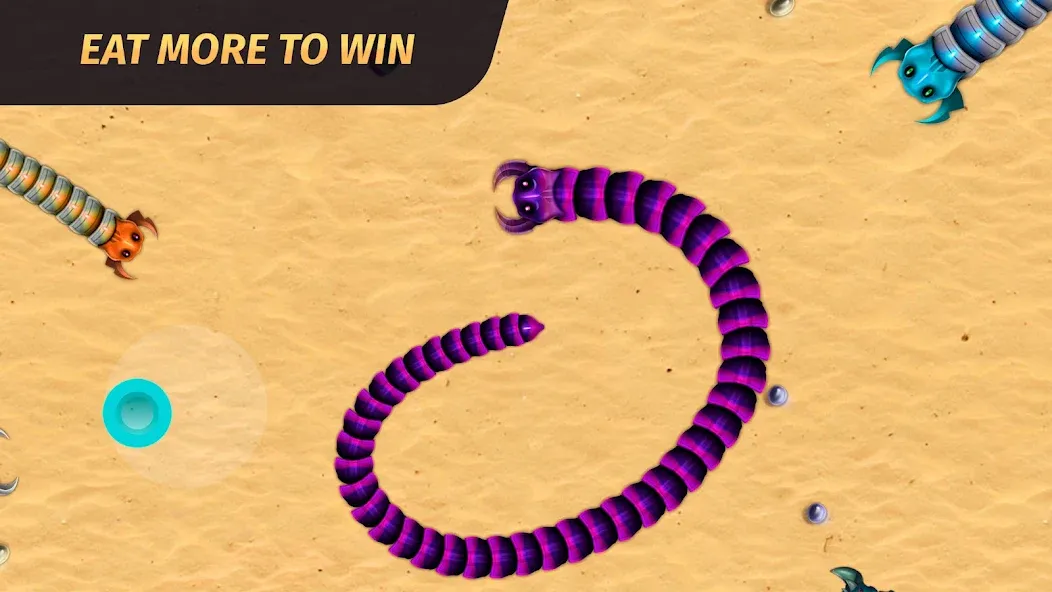 Worm.io - Gusanos Battle  [МОД Много денег] Screenshot 3