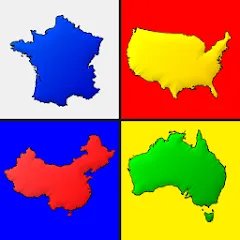 Взлом Maps of All Countries Geo-Quiz  [МОД Меню] - стабильная версия apk на Андроид