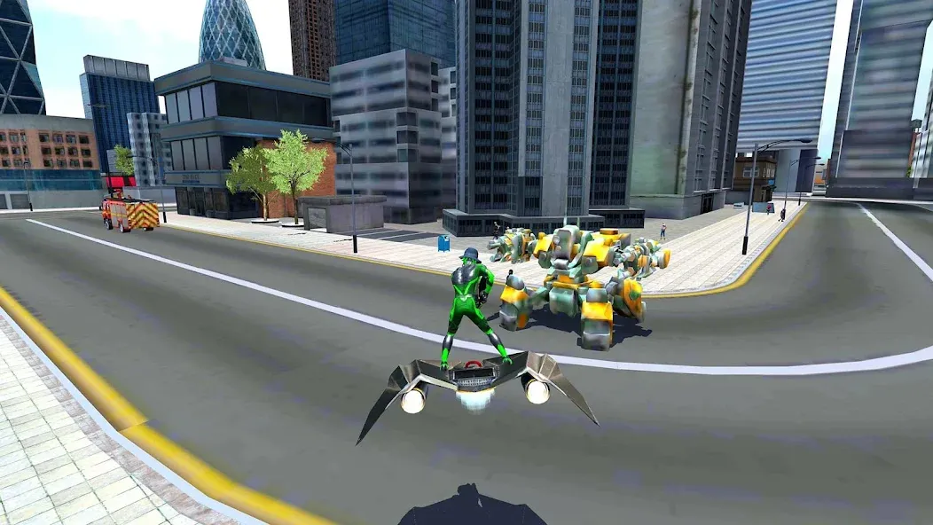 Rope Frog Ninja Hero Car Vegas (Роуп Фрог Ниндзя Герой Кар Вегас)  [МОД Mega Pack] Screenshot 2