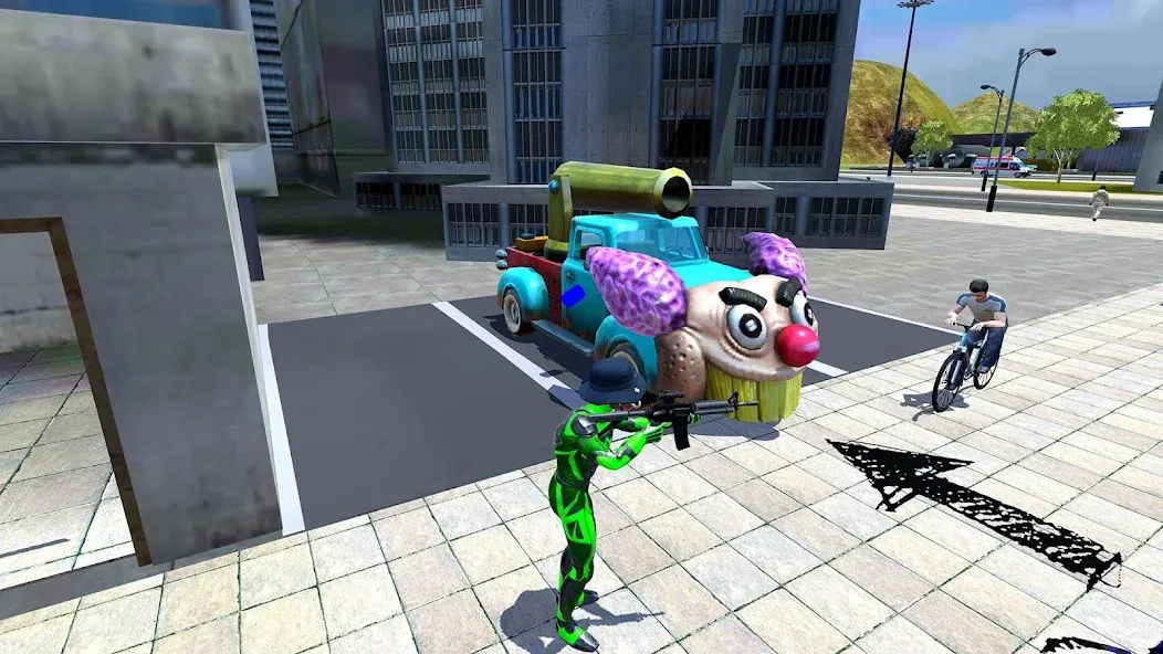 Rope Frog Ninja Hero Car Vegas (Роуп Фрог Ниндзя Герой Кар Вегас)  [МОД Mega Pack] Screenshot 4