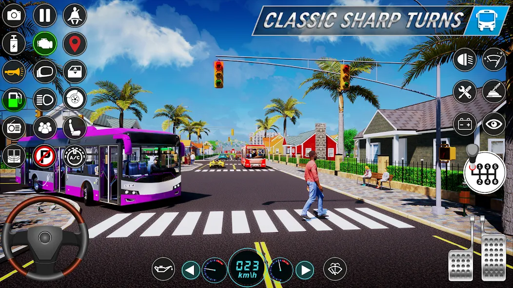 City Bus Simulator: Bus Games (Риал Сити Бас Симулятор Геймс)  [МОД Меню] Screenshot 2