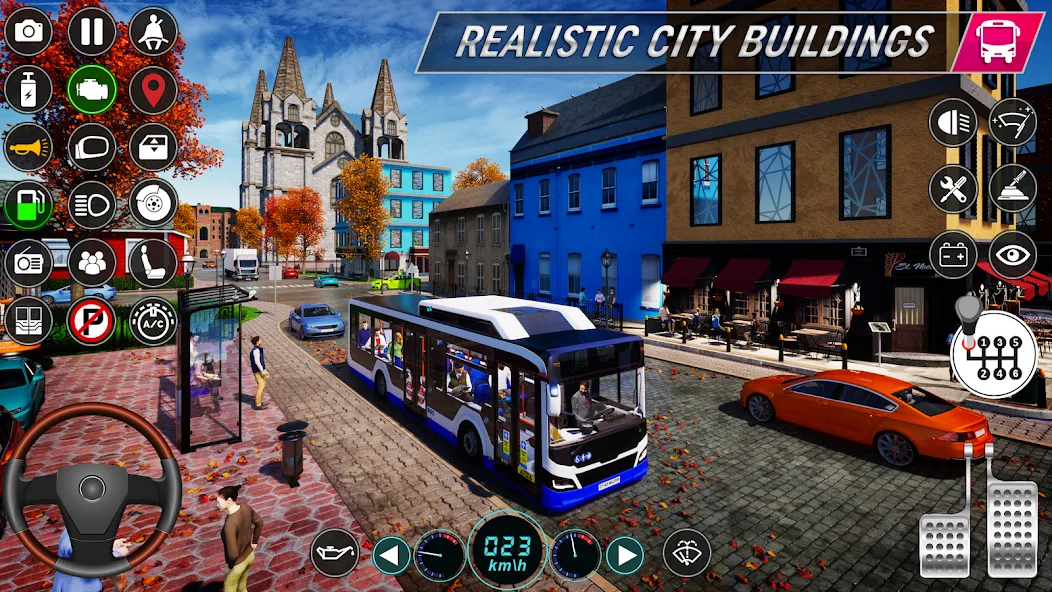 City Bus Simulator: Bus Games (Риал Сити Бас Симулятор Геймс)  [МОД Меню] Screenshot 3