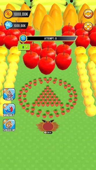 Fruit hole: Black hole (Фрут хол)  [МОД Unlocked] Screenshot 1