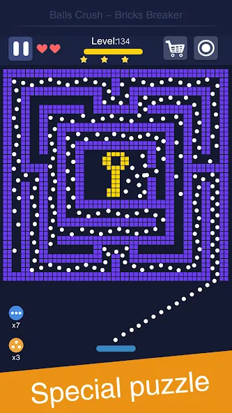 Balls Crush - Bricks Breaker (Боллз Краш)  [МОД Бесконечные деньги] Screenshot 2