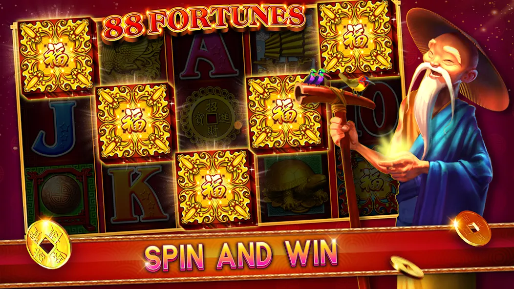 88 Fortunes Casino Slot Games (Форчунс)  [МОД Много монет] Screenshot 1