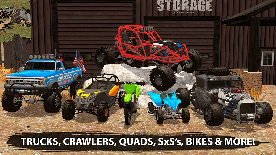 Offroad Outlaws (Оффроуд Аутлоус)  [МОД Unlimited Money] Screenshot 1