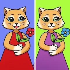 Взломанная Find Differences: Cute Cats  [МОД Unlimited Money] - последняя версия apk на Андроид