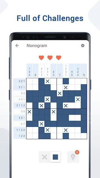 Nonogram - Fun Logic Puzzle (Нонограмма)  [МОД Mega Pack] Screenshot 3