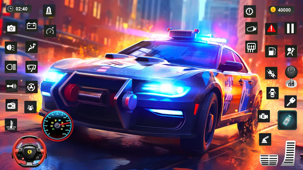 Police Car Kids Driving Game (Кидс Полис Геймс)  [МОД Меню] Screenshot 4