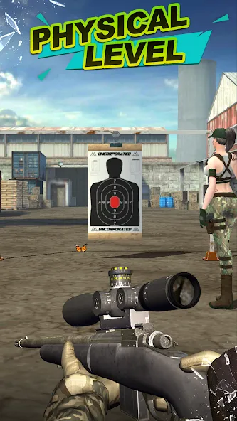 Gun Shooting Range  [МОД Бесконечные монеты] Screenshot 2