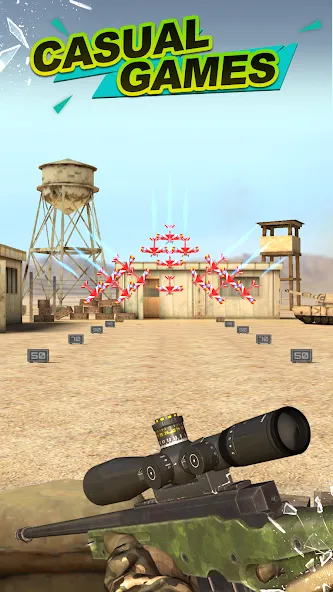Gun Shooting Range  [МОД Бесконечные монеты] Screenshot 3