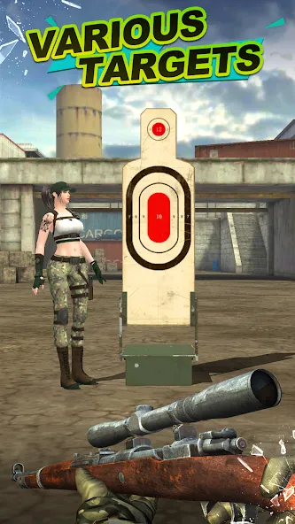 Gun Shooting Range  [МОД Бесконечные монеты] Screenshot 4