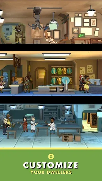 Fallout Shelter (Фоллаут Шелтер)  [МОД Много денег] Screenshot 5