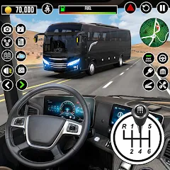 Взлом Bus Driving School : Bus Games  [МОД Много денег] - полная версия apk на Андроид