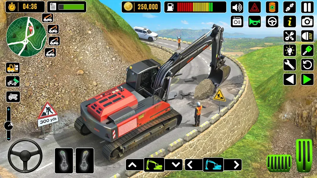 City Road Construction Games (Сити Роад Конструкшн Геймс)  [МОД Много монет] Screenshot 1