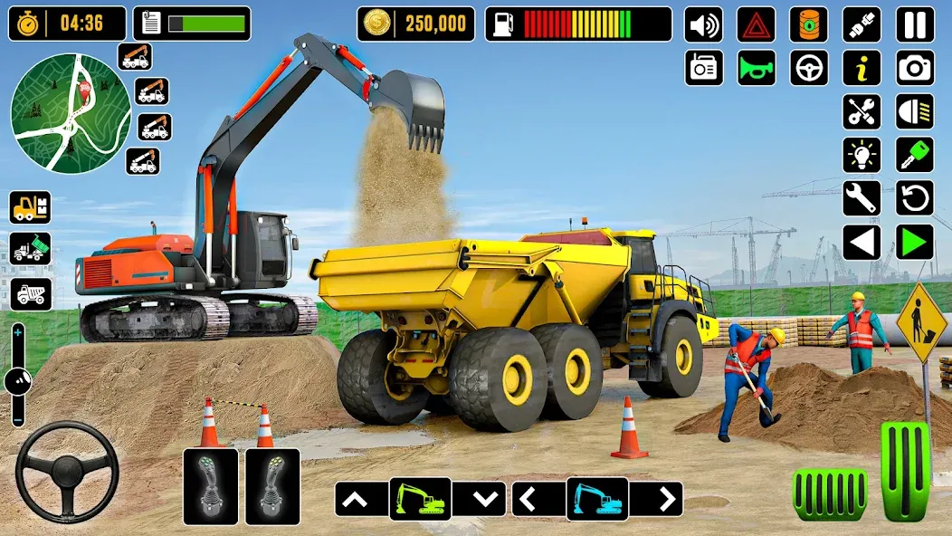 City Road Construction Games (Сити Роад Конструкшн Геймс)  [МОД Много монет] Screenshot 3