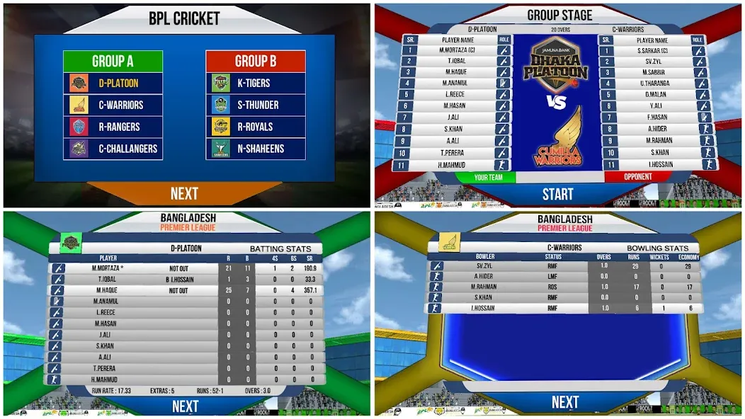 Bangladesh Cricket T20 Game (Бангладеш Крикет Лиг)  [МОД Menu] Screenshot 5