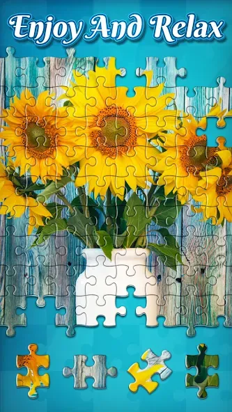 Jigsaw Puzzles  [МОД Бесконечные монеты] Screenshot 2