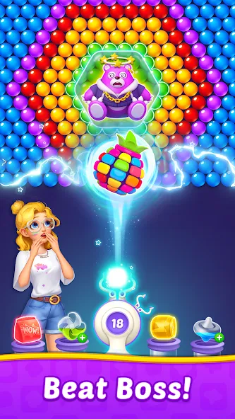 Bubble Shooter Home  [МОД Бесконечные деньги] Screenshot 3