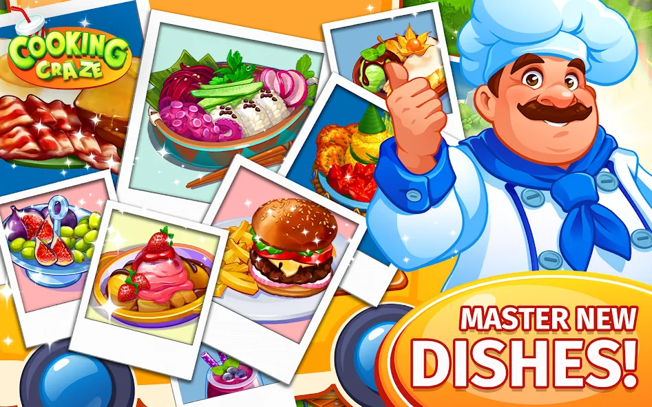 Cooking Craze: Restaurant Game  [МОД Много денег] Screenshot 5