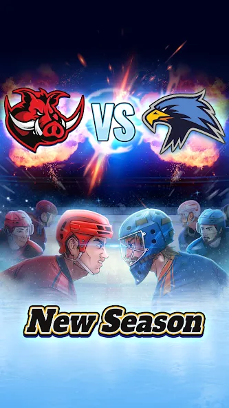 Superstar Hockey (уперстар Хоккей)  [МОД Бесконечные монеты] Screenshot 1