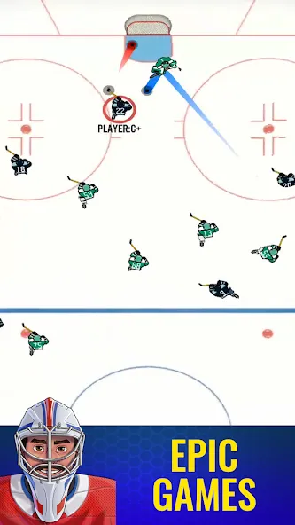 Superstar Hockey (уперстар Хоккей)  [МОД Бесконечные монеты] Screenshot 2