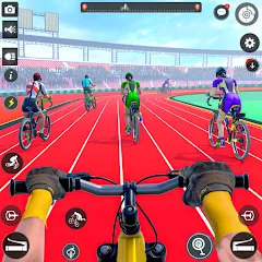 Взломанная BMX Cycle Race 3d Cycle Games (гонка на велосипедах 3D игры на велосипеде)  [МОД Menu] - последняя версия apk на Андроид