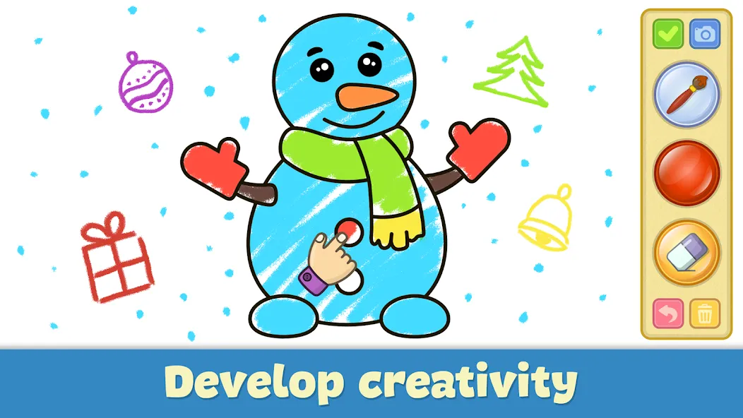 Kids Coloring & Drawing Games  [МОД Много денег] Screenshot 3